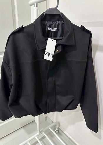 Kadın Siyah Denim Bomber Ceket