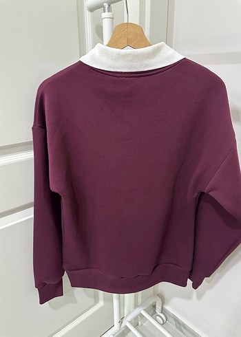 Stradivarius Stradivarius Polo Yaka Sweatshirt