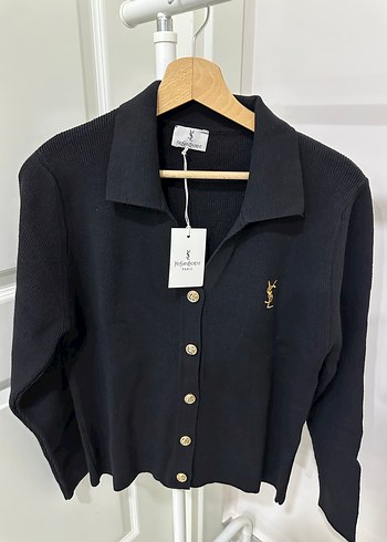 diğer Beden Gold Düğmeli Siyah YSL Hırka