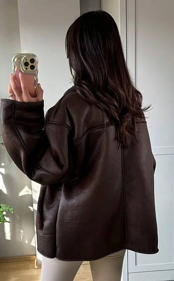 Zara Zara Model Acı Kahve Mont
