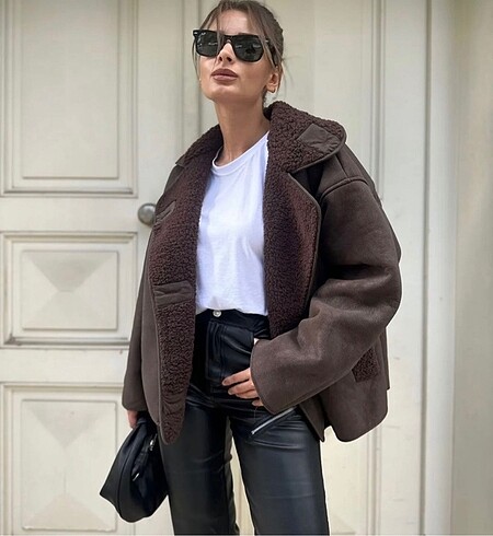 Zara Zara Model Acı Kahve Mont