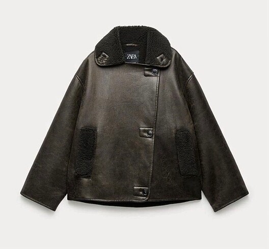 Zara Zara Model Acı Kahve Mont