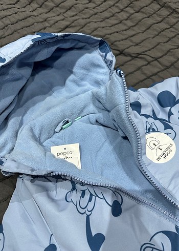 Mickey mouse Erkek Bebek Mont Tulum yağmurluk - Görsel 3