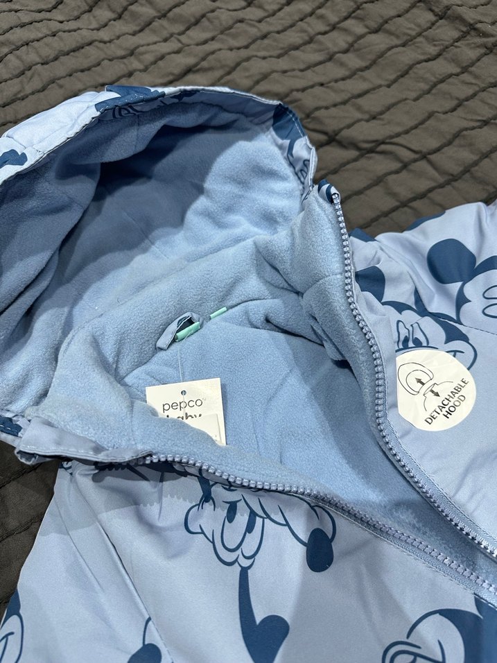 Mickey mouse Erkek Bebek Mont Tulum yağmurluk - Görsel 3