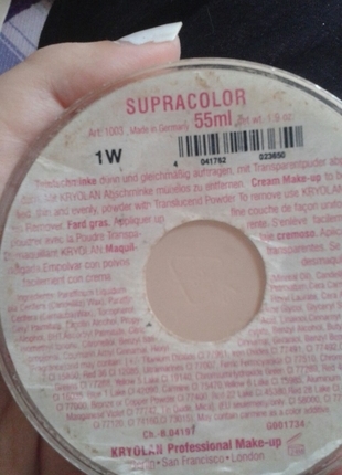Kryolan Kryolan Supracolor Büyük Boy Fondöten