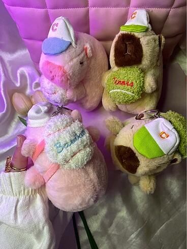 Diğer Peluş capybara anahtarlık modeller