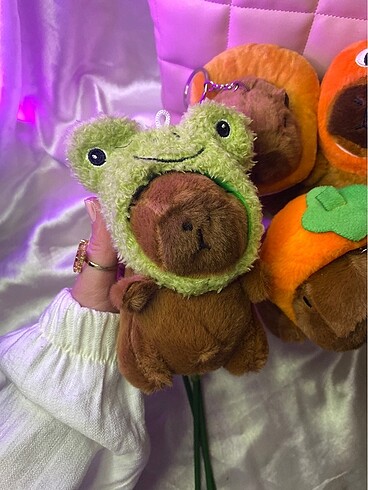  Beden Peluş capybara anahtarlık modelleri