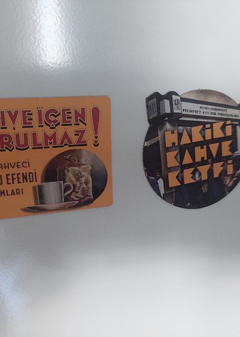 Kahve içen yorulmaz Mehmed Efendi magnet