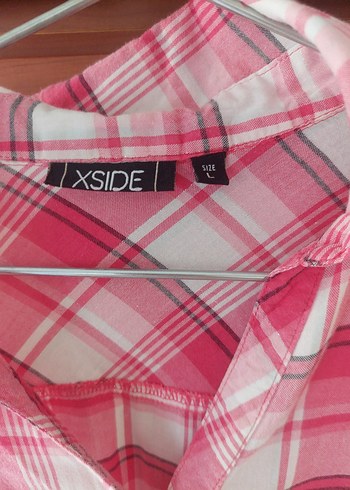 LC Waikiki Pembe Düğmeli Kısa Kollu Kadın Gömlek