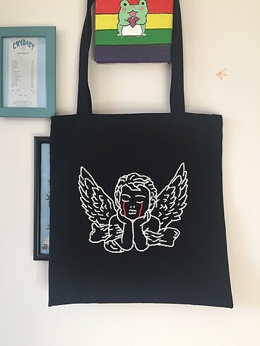 Cry Angel Tote Bağ