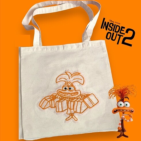 TERS YÜZ ANKSİYETE PUNCH TOTE BAG