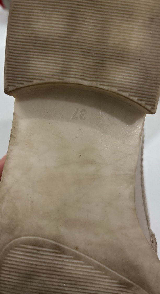 Bej Tokalı Kadın Loafer Blok Topuklu - Görsel 2