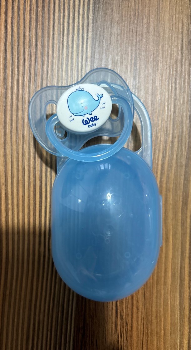 Mavi Bebek Emziği Seti ve Aksesuarları - Görsel 2