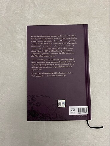  Beden Son Yıllar Osamu Dazai