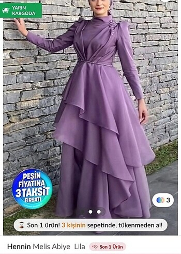 Tesettür abiye - Görsel 3