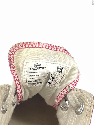 36 Beden çeşitli Renk Lacoste Spor Ayakkabı %70 İndirimli.