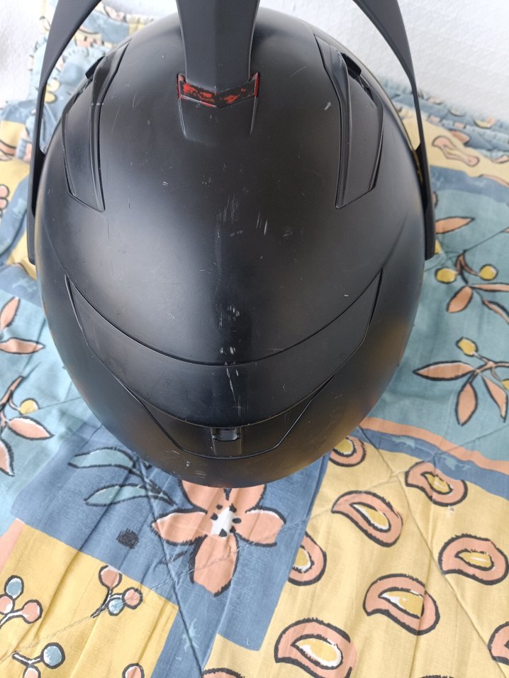Siyah Motosiklet Kaskı - Görsel 3