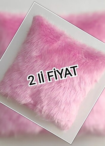 Peluş kırlent kılıfı 