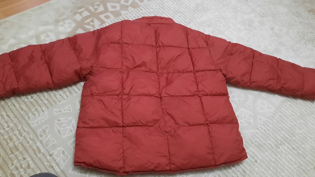 Kırmızı Fermuarlı Kadın Kışlık Mont - Görsel 2