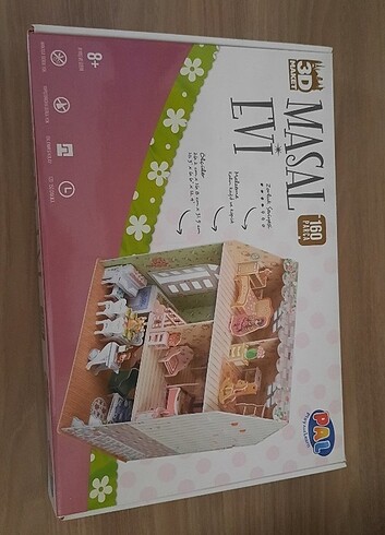 Diğer 160 parça 3 boyutlu masal evi