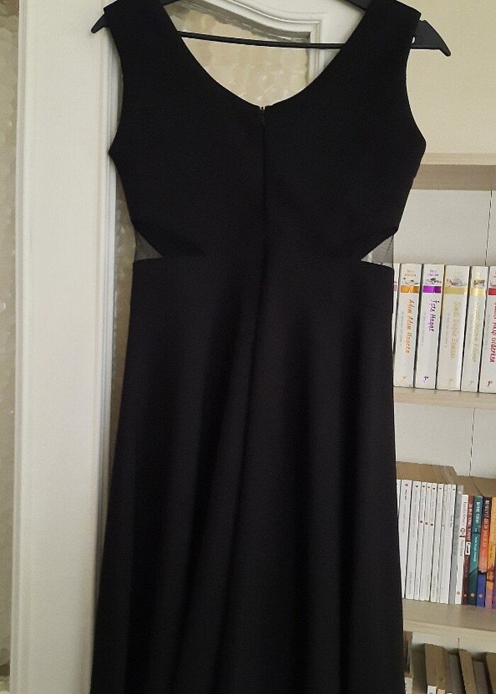 36 beden siyah yanlari tül detaylı - Görsel 3