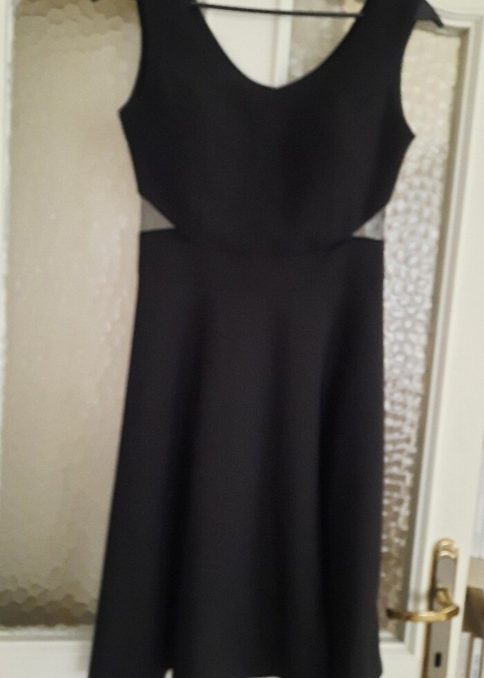 36 beden siyah yanlari tül detaylı - Görsel 4