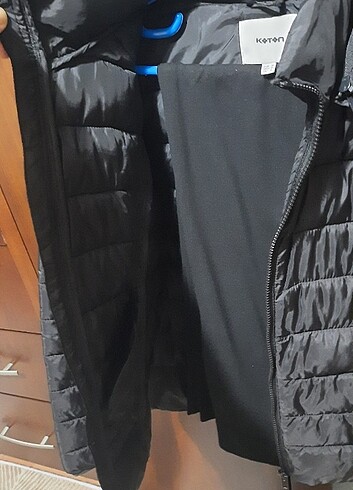 36 Beden Siyah 36 beden koton şişme mont