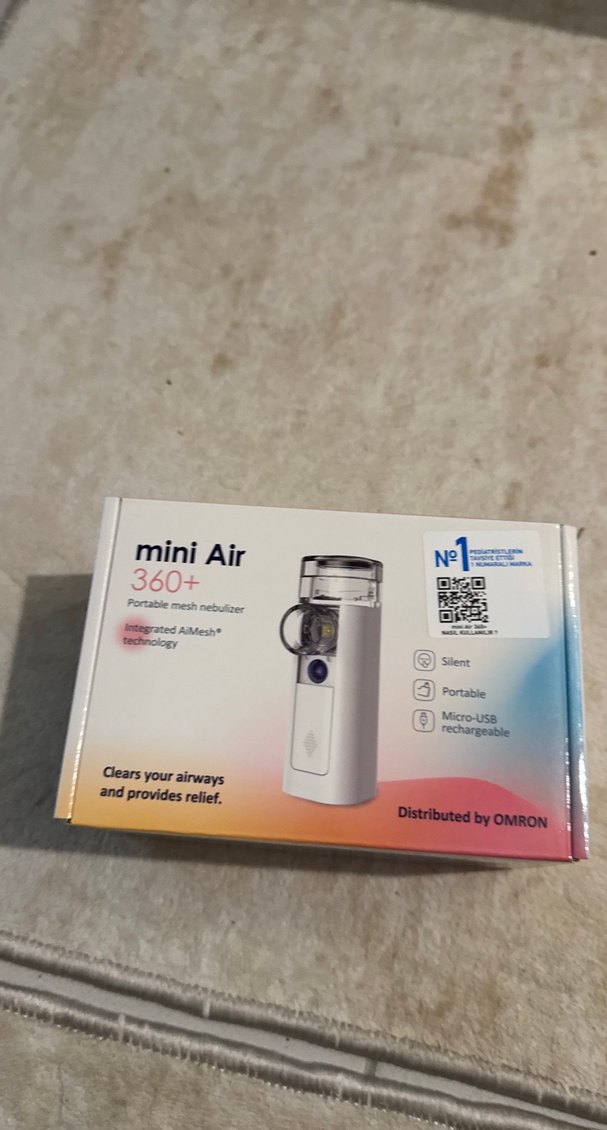 Omron nebulizatör - Görsel 3