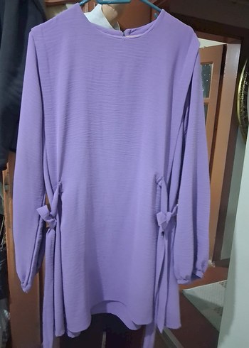 Diğer Lila Bagcikli Rahat Tunik