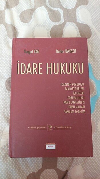 Turgut Tan idare hukuku