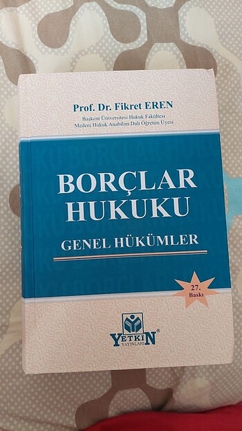 Fikret Eren Borçlar genel 