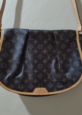 Louis Vuitton Klasik Parisli Desenli Kahverengi Deri Çanta