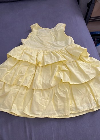 Kız çocuk fırfırlı elbise - Görsel 4