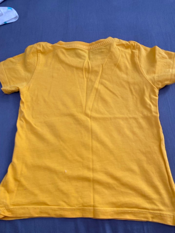 Sarı Monkii Baskılı Erkek Tişört - Görsel 4