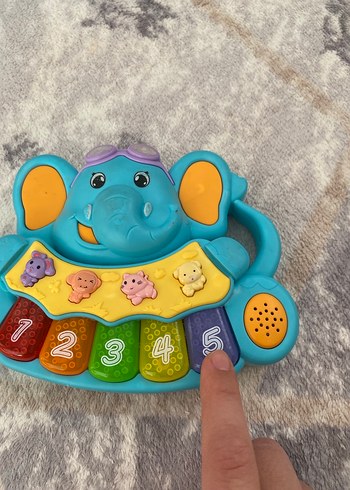 Renkli Fil Temalı Eğitici Oyuncak - Görsel 6