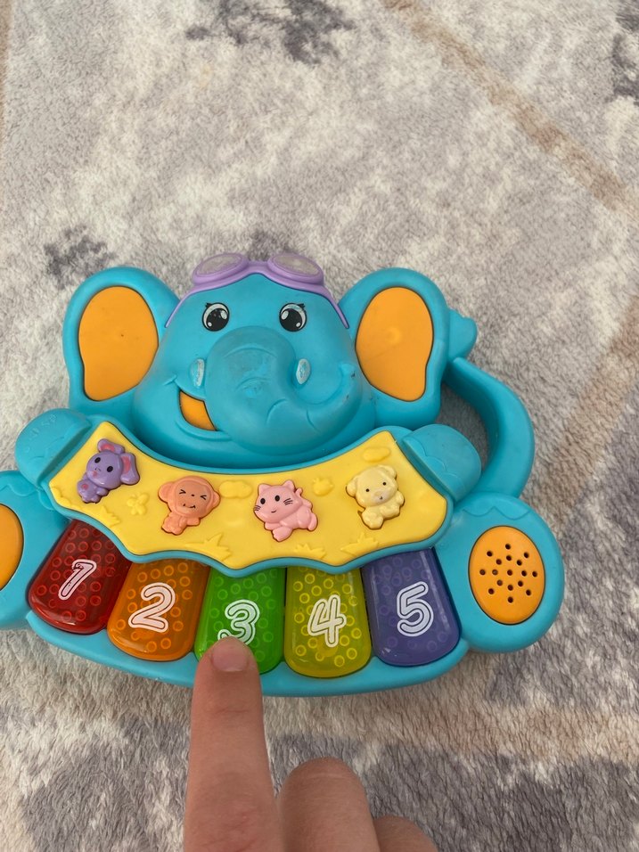 Renkli Fil Temalı Eğitici Oyuncak - Görsel 4