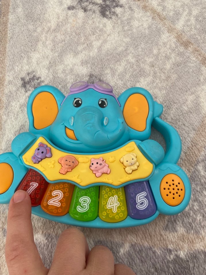 Renkli Fil Temalı Eğitici Oyuncak - Görsel 2