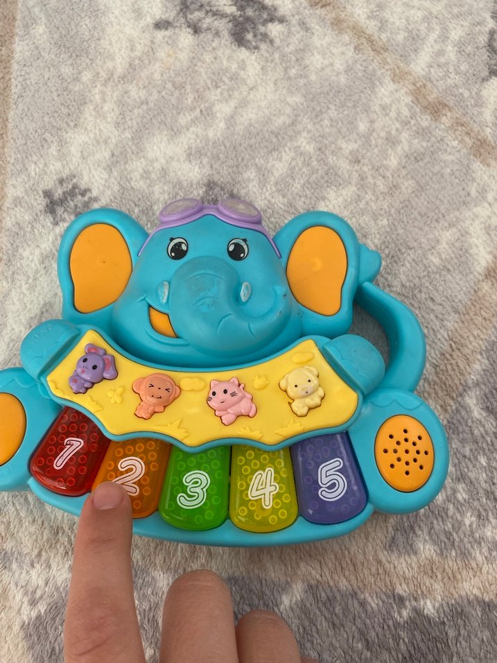 Renkli Fil Temalı Eğitici Oyuncak - Görsel 3