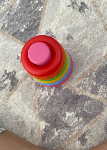 Renkli Halka Sıralama Oyuncağı - Görsel 3