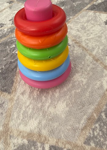 Renkli Halka Sıralama Oyuncağı - Görsel 2