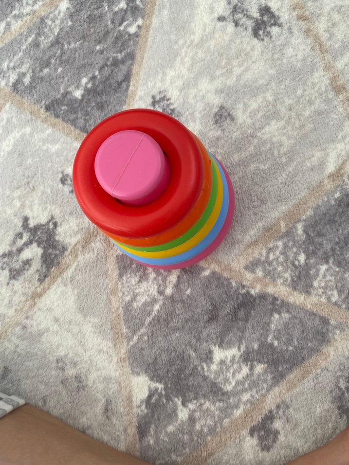 Renkli Halka Sıralama Oyuncağı - Görsel 3