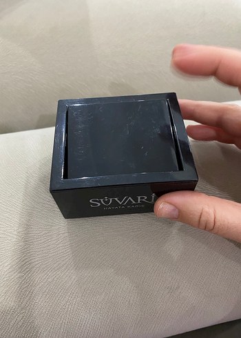 SUVARİ Siyah Kare Kol Düğmesi - Görsel 5