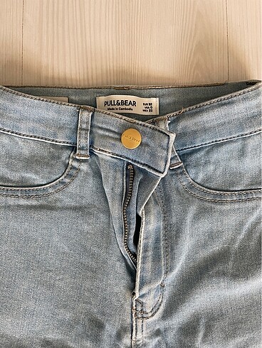 Pull and Bear Açık Mavi Kot Pantolon