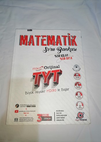 TYT Matematik Soru Bankası Mikro Orijinal