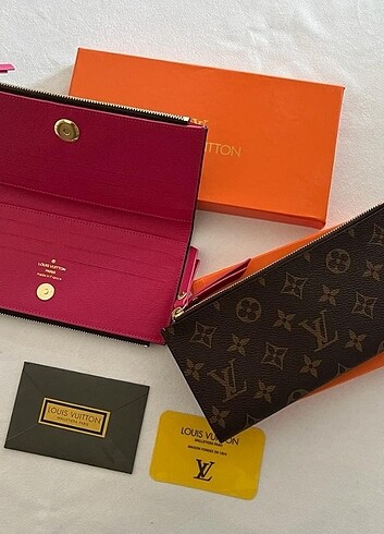 Louis Vuitton Hakiki Deri bayan cüzdan kartlık