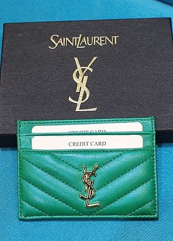 Diğer Yves Saint Laurent bayan Deri kartlık