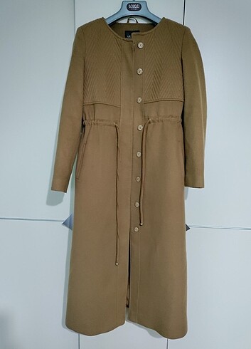 Armine kaşe manto Camel 