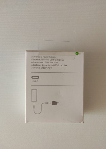 25W iPhone iPad Apple Orjinal YD Hızlı Şarj Aleti Başlık Type-C - Görsel 2