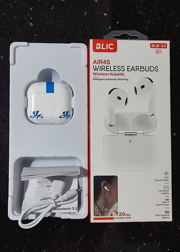 ORJİNAL iPhone BLIC BLB-34 AirPods Dokunmatik Bluetooth Kulaklık - Görsel 6