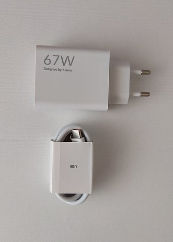 67W Orjinal Xiaomi Turbo Hızlı Saniyeli Şarj Aleti Kutu Çıkması